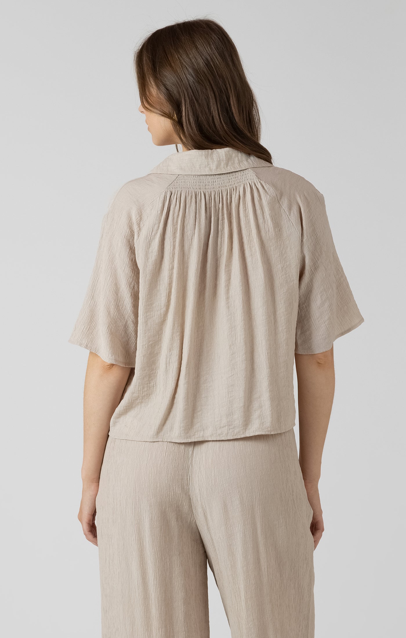 SHORT SLEEVE BLOUSE