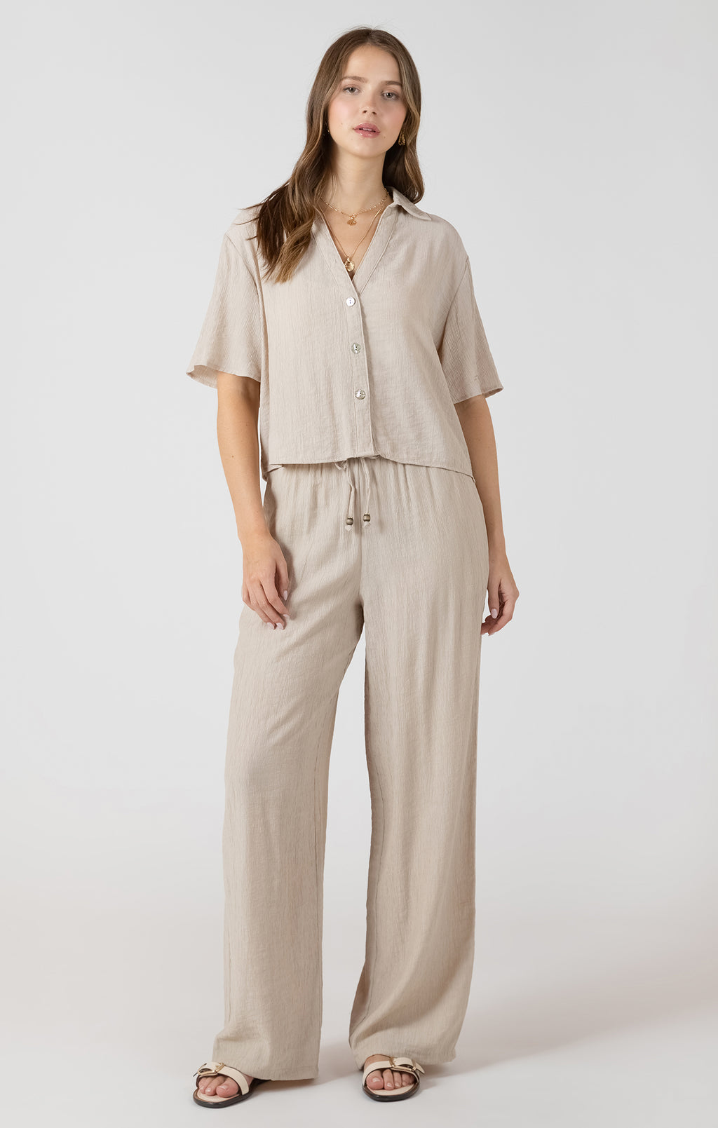 SHORT SLEEVE BLOUSE
