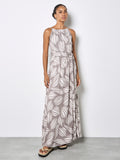 Shelled High Neck Maxi
