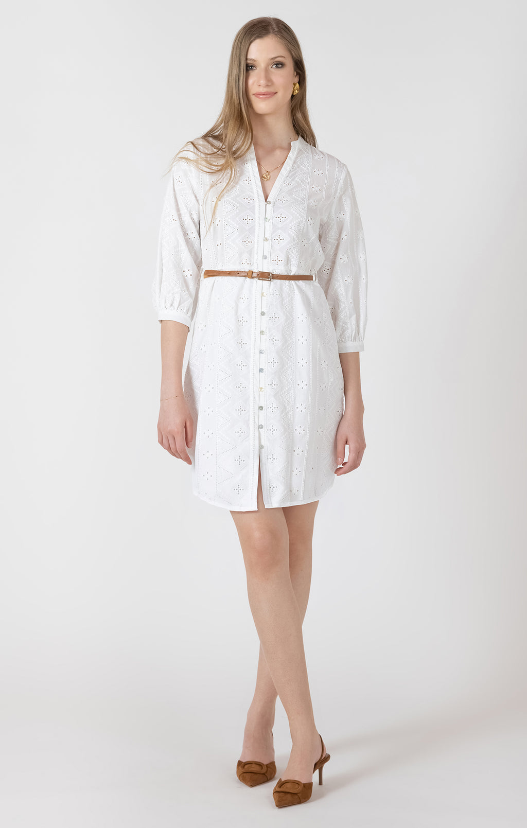 EMBROIDERED DRESS