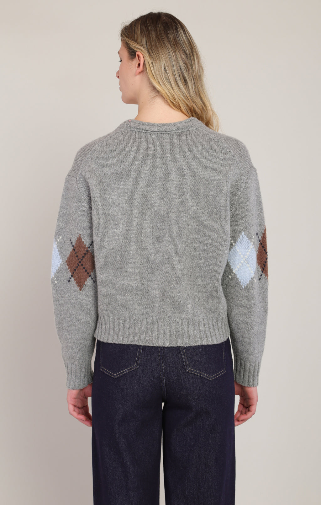 Argyle Knit Sweater