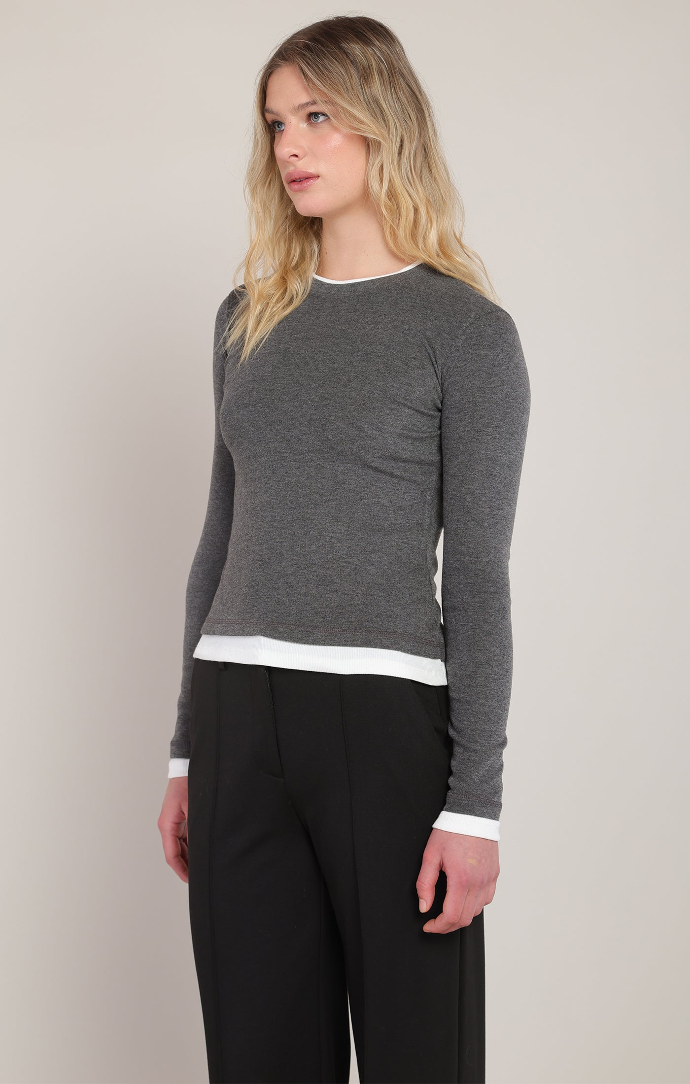 Layered Look Long Sleeve