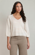 V-Neck Sweater Top