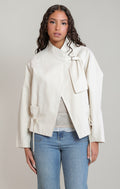 Buckle Neck Short Jacket