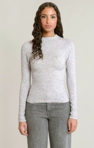 Raglan Long Sleeve - Heather Brown & Heather Grey