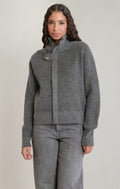 Zip-Up Cardigan