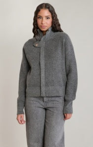 Zip-Up Cardigan