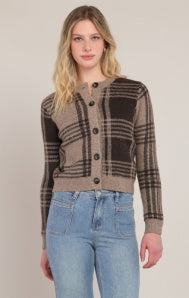 Plaid Cardigan
