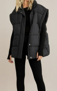 Quilted Boxy Vest