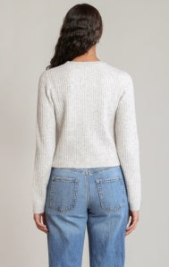 Bow Button Crop Cardigan