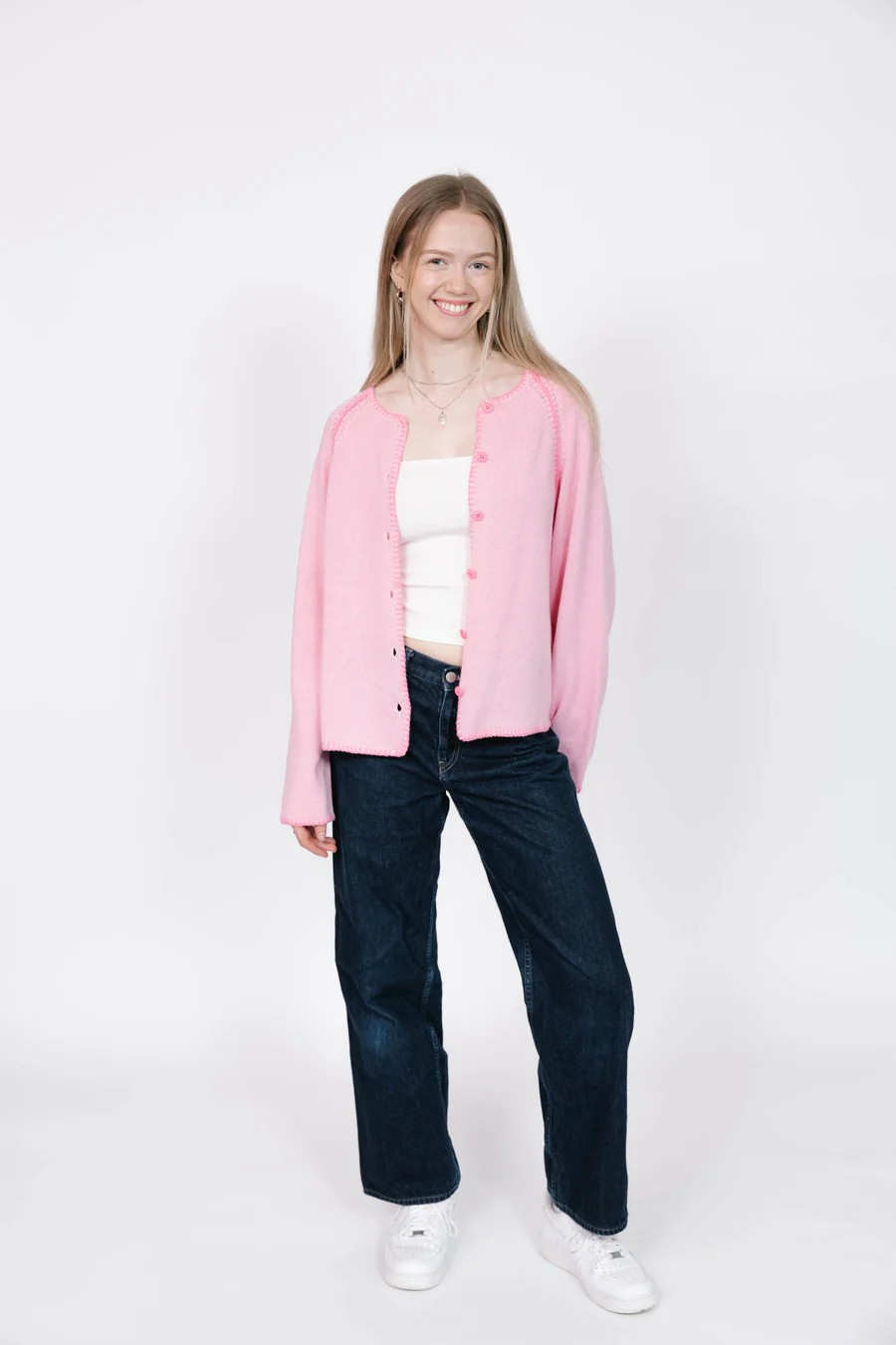 Rhea Smash & Tess Cardigan - Pink