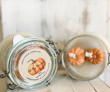 Cold Throw Candle Large Decorative