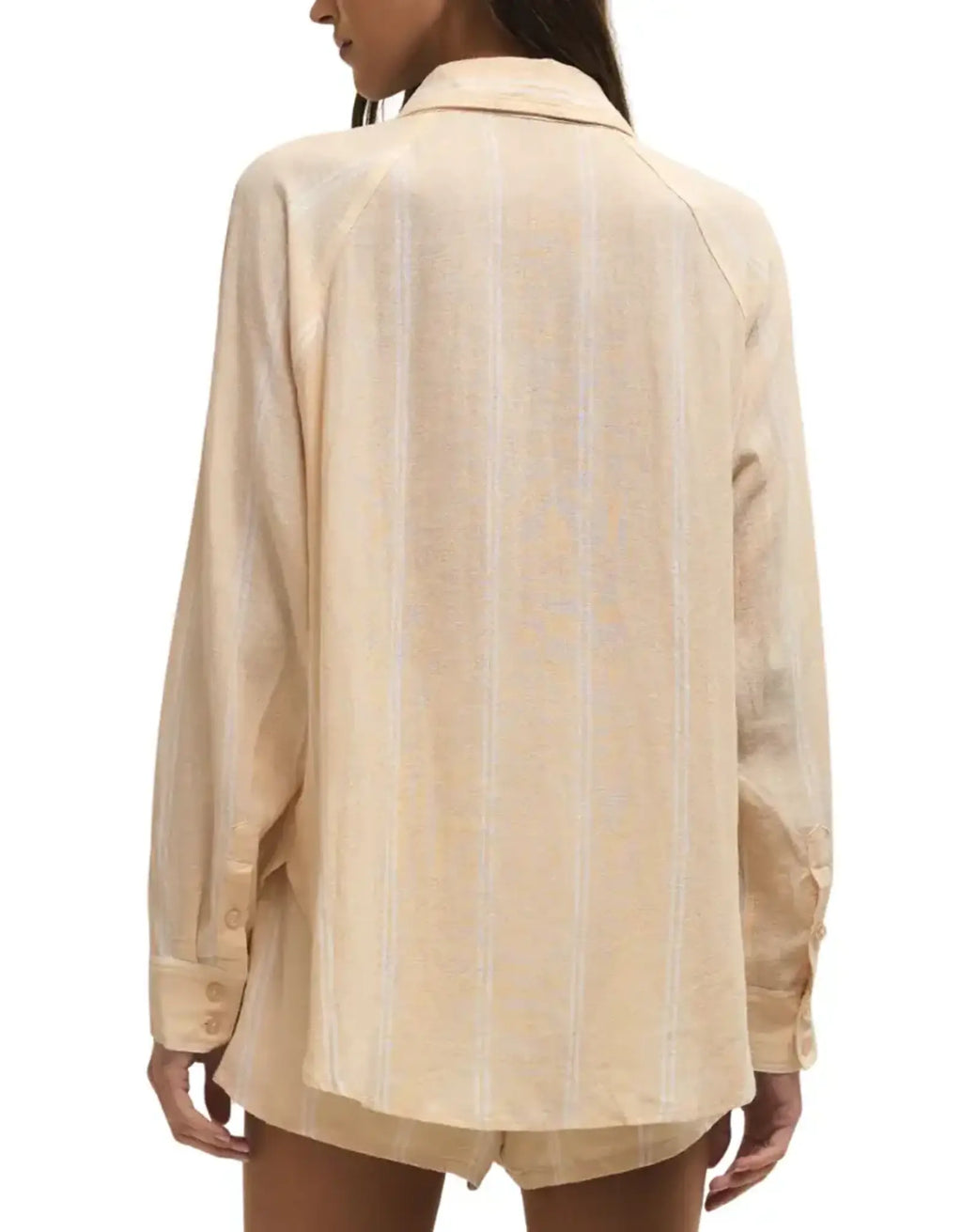 The Perfect Linen Top - Custard