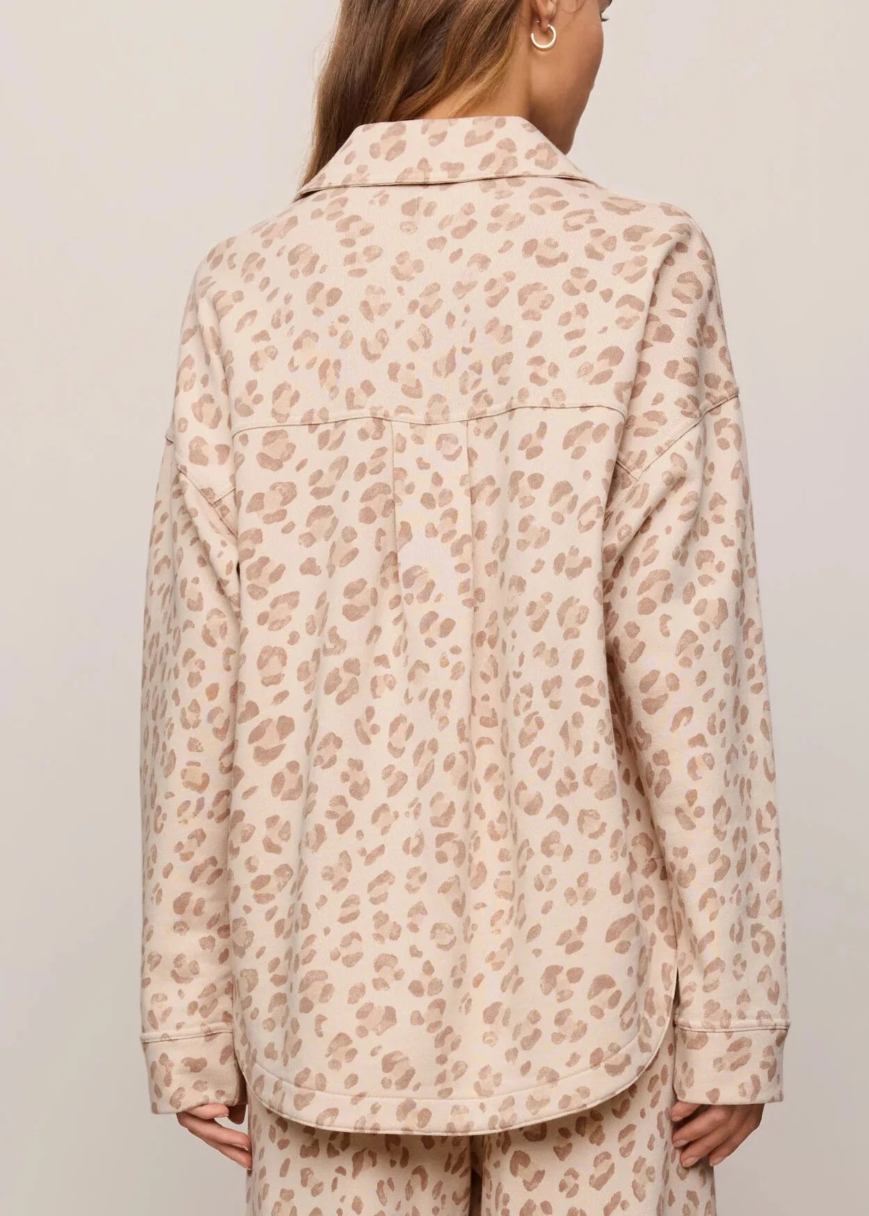 Z Supply All Day Knit Leopard Jacket